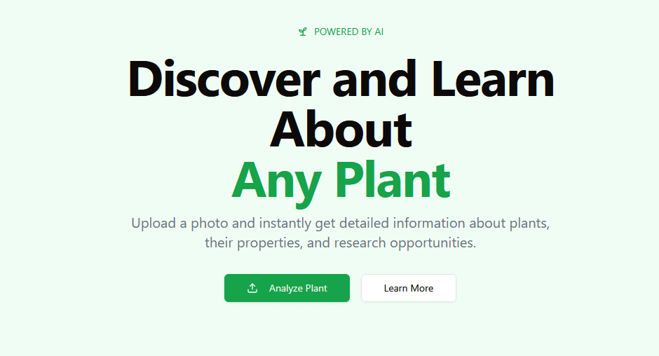 AI Plant Identifier